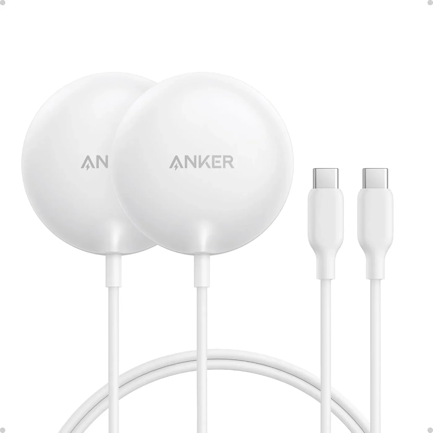 Anker MagGo Qi2 Charging Pad Anker MagGo Qi2 magnetic wireless charging pads with USB-C cables