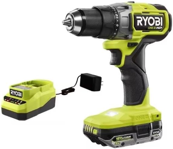 RYOBI ONE+ HP PBLDD01K1 brushless drill driver kit with battery and charger