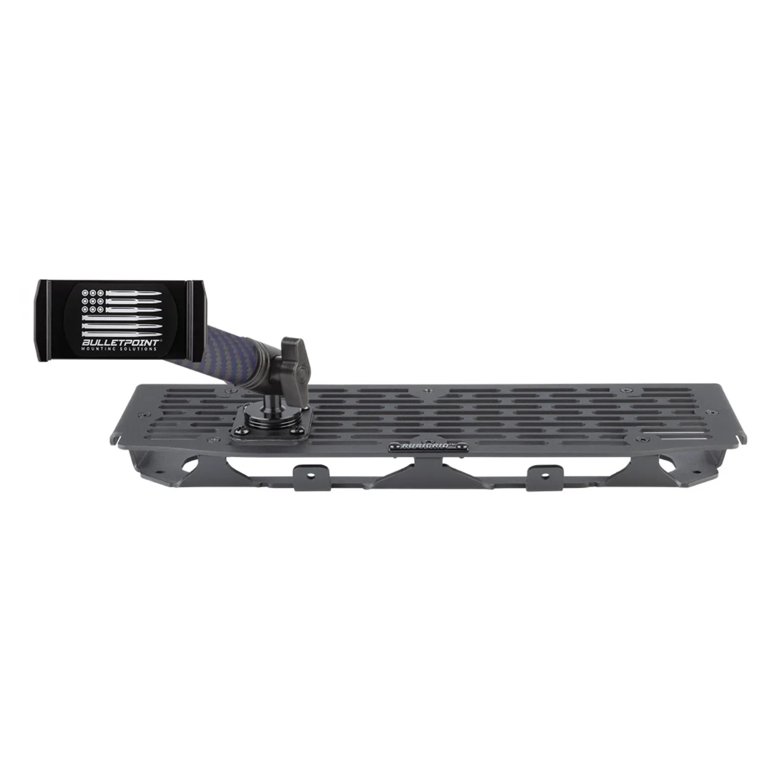 Bulletpoint Mounting Solutions RubiGrid dash mount with universal phone holder for Ford F-150