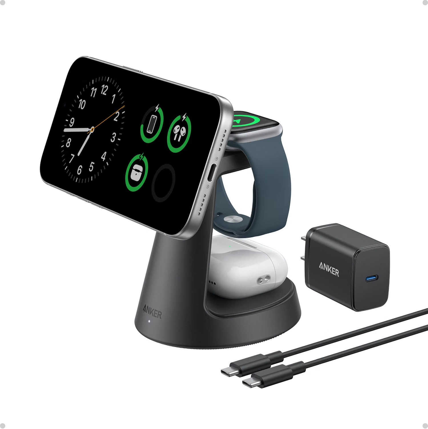 Anker MagGo 3-in-1 wireless charging stand