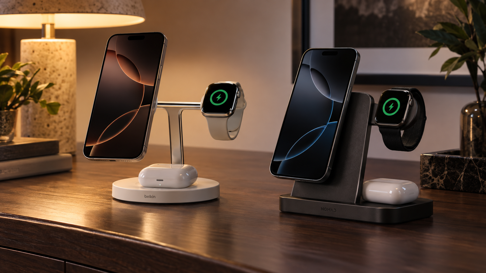 Belkin 3-in-1 Qi2 charging stand featured in a guide to the best MagSafe charging stands of 2026