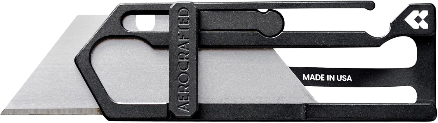 Aerocrafted Sideslip Aerocrafted Sideslip minimalist EDC utility knife with replaceable razor blade