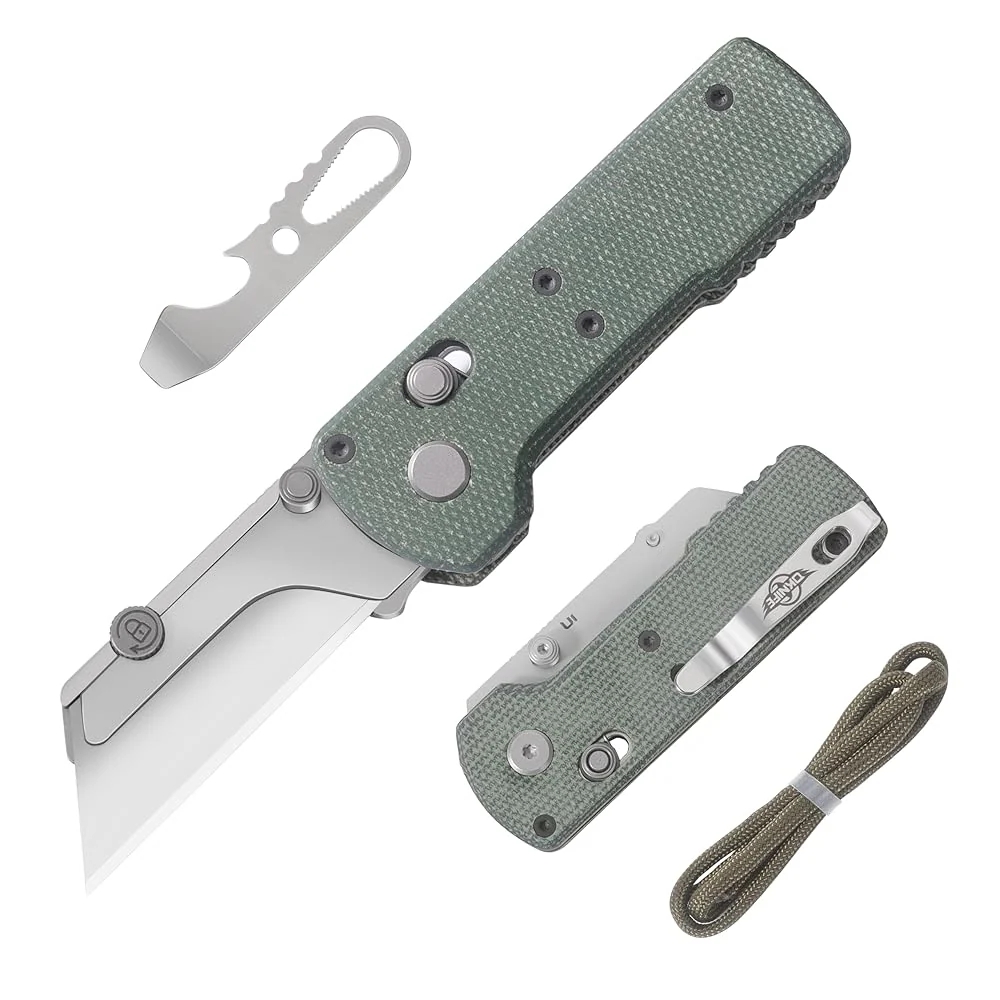 OKNIFE U1 OKNIFE U1 compact folding EDC utility knife with standard replaceable blade