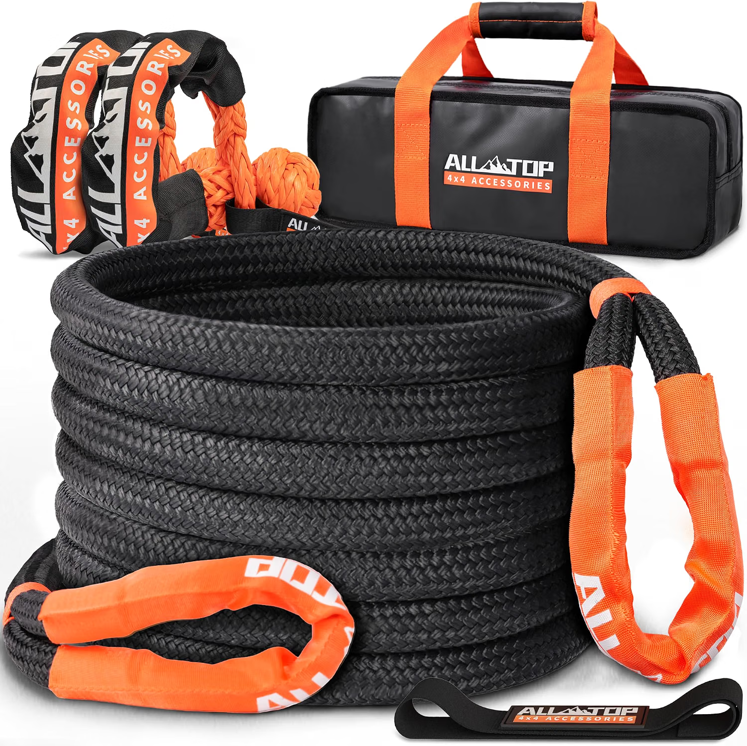 ALL-TOP kinetic recovery rope for trucks SUVs Jeeps and overlanding recovery