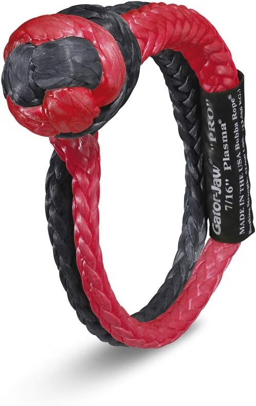 Bubba Rope Gator-Jaw soft shackle for truck Jeep SUV and off-road recovery