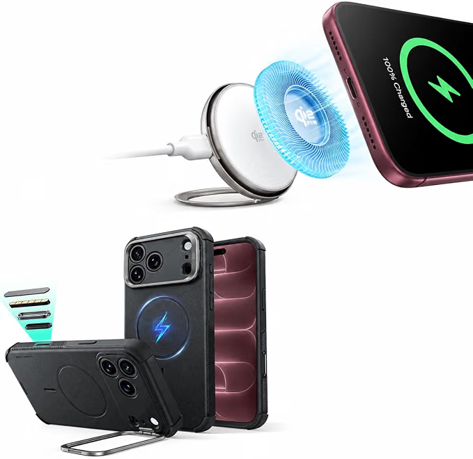 ESR Cyber Tough with Flex Stand combines multi-layer protection, MagSafe compatibility, Camera Control coverage, and a built-in stand for iPhone 18 Pro Max. ESR Cyber Tough case with Flex Stand for iPhone 18 Pro Max