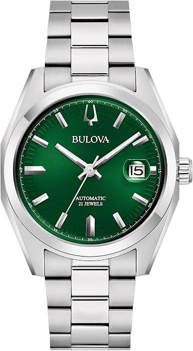 Bulova Surveyor 96B429 automatic stainless steel watch