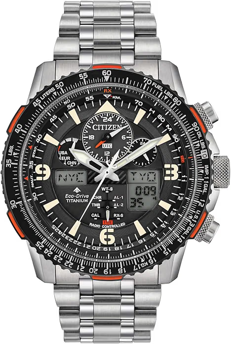 Citizen Promaster Air Skyhawk is a feature-packed Eco-Drive aviation watch with world-time functionality, atomic timekeeping, and a technical cockpit-inspired design. Citizen Promaster Air Skyhawk Eco-Drive aviation watch