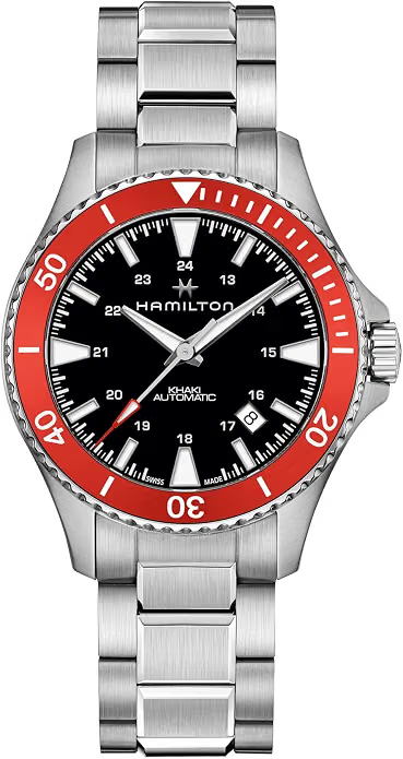 Hamilton Khaki Navy Scuba Auto 40mm combines Swiss automatic movement, sapphire crystal, and sporty dive-inspired styling in a versatile everyday watch under $1,000. Hamilton Khaki Navy Scuba Auto 40mm Swiss automatic sports watch