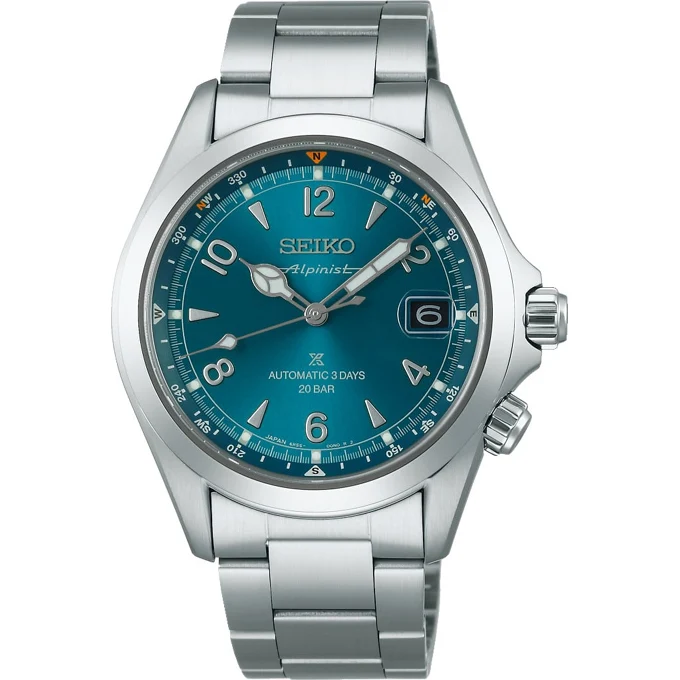 Seiko Prospex Alpinist SPB503 is an automatic adventure watch with a distinctive dial, sapphire crystal, strong water resistance, and the rugged styling associated with Seiko's Alpinist line. Seiko Prospex Alpinist SPB503 automatic adventure watch