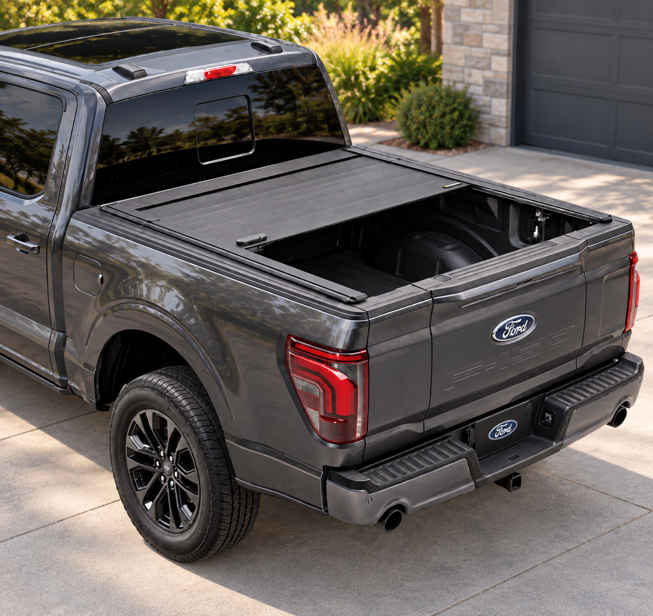 The FRC-4000 uses a no-drill clamp-on installation with integrated drainage and vehicle-specific fitment. RealTruck RetraxPRO EZ-OFF FRC-4000 truck bed cover installation.