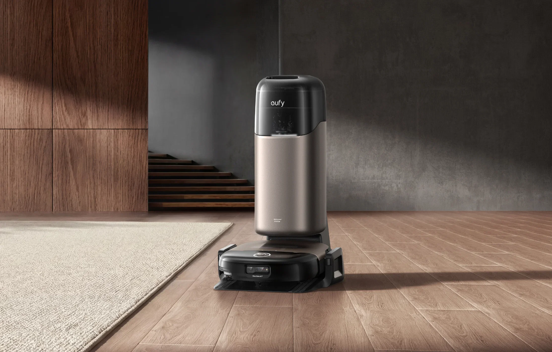 eufy Robot Vacuum Omni S2 self-emptying robot vacuum and mop.