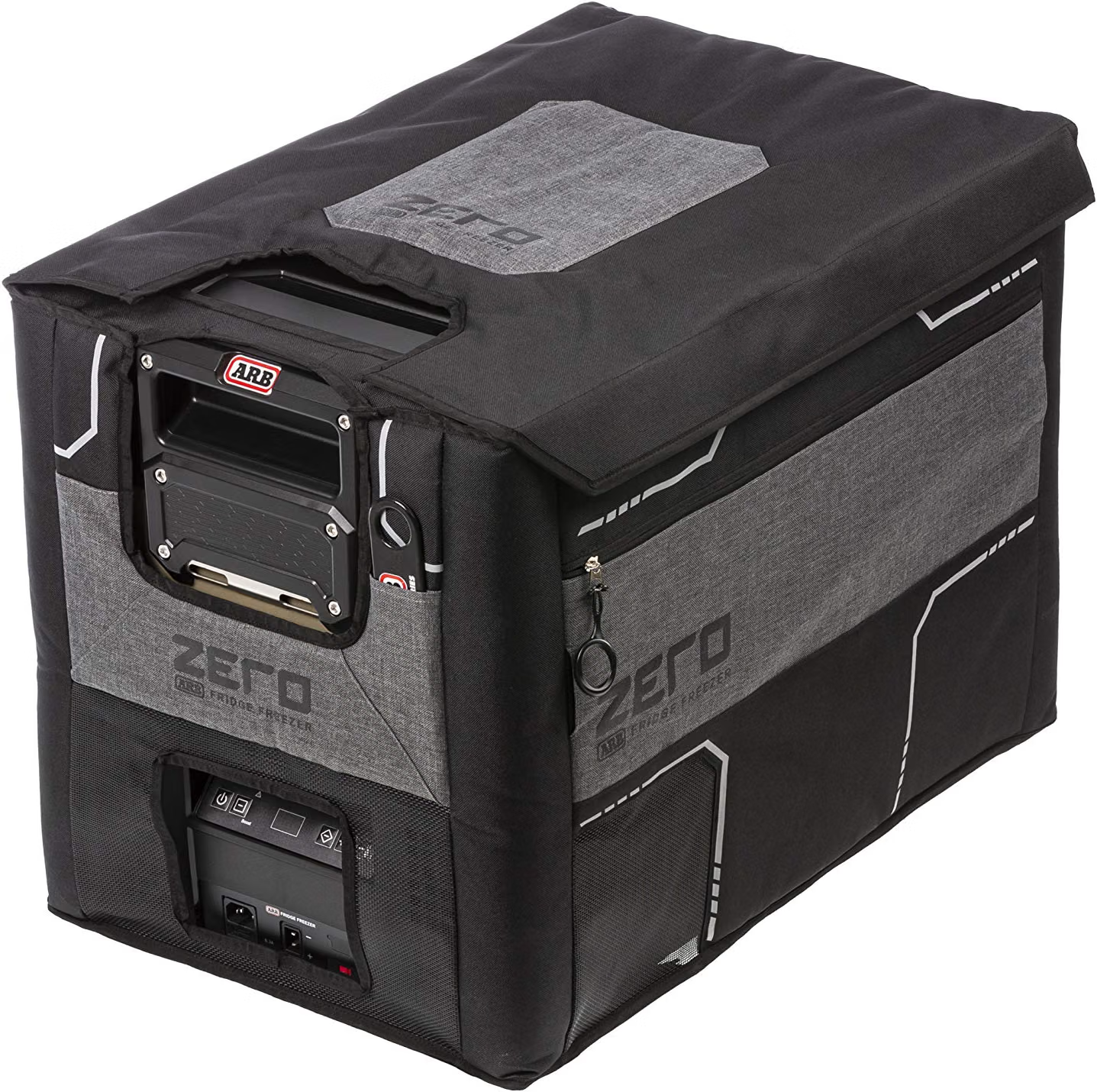 ARB ZERO 47 Quart portable fridge freezer for overlanding, camping, and 4x4 vehicle installations