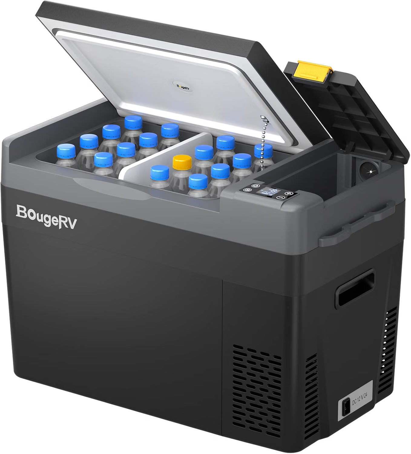 BougeRV CRPRO 30 compact 12V portable refrigerator for camping, road trips, trucks, and overlanding