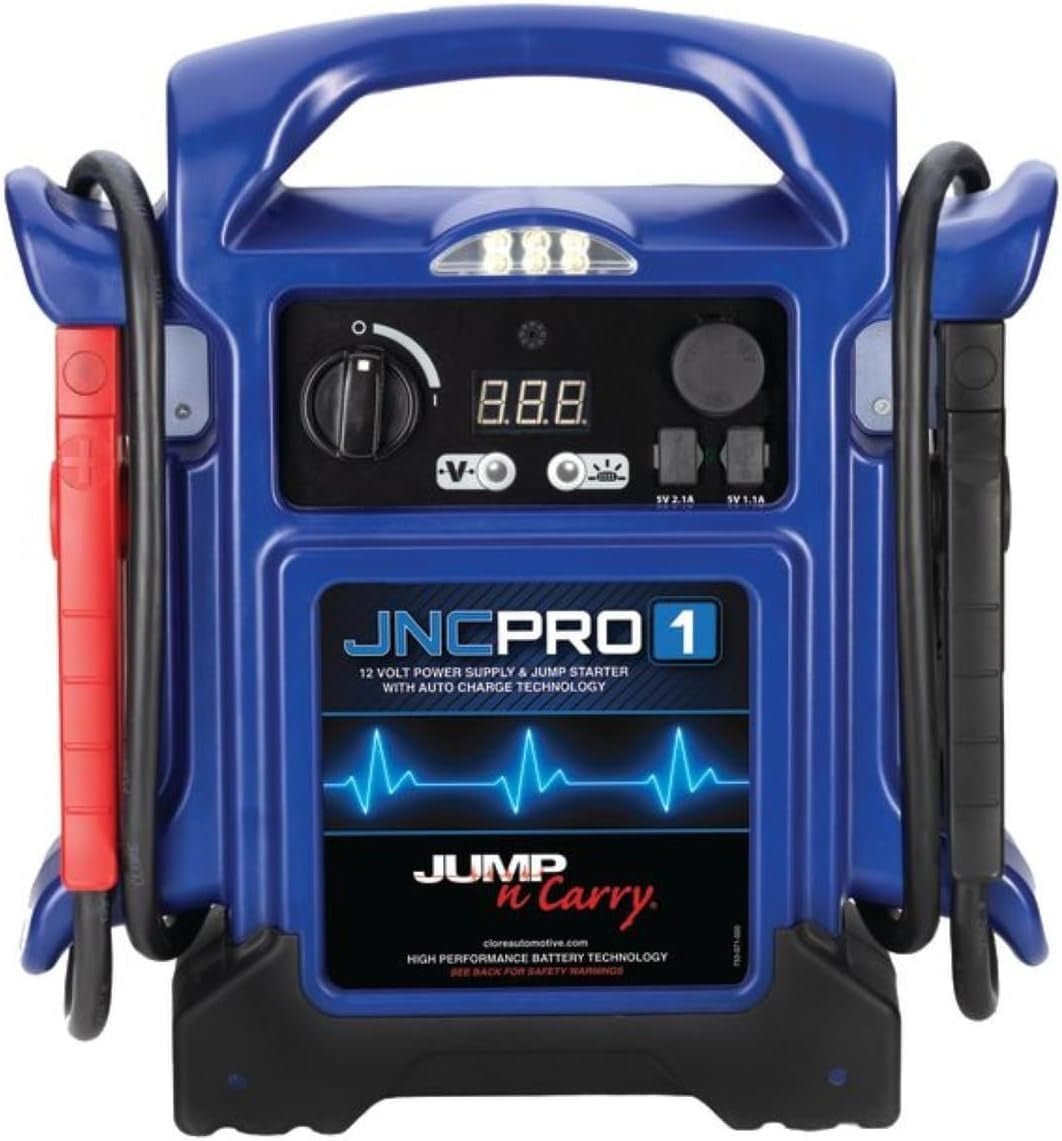 Jump-N-Carry JNCPRO1 professional AGM jump starter designed for cold-weather truck starting