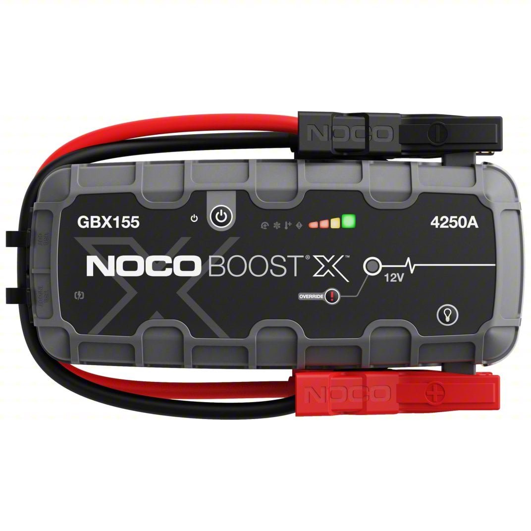 NOCO Boost X GBX155 portable lithium jump starter for trucks and large gas and diesel engines
