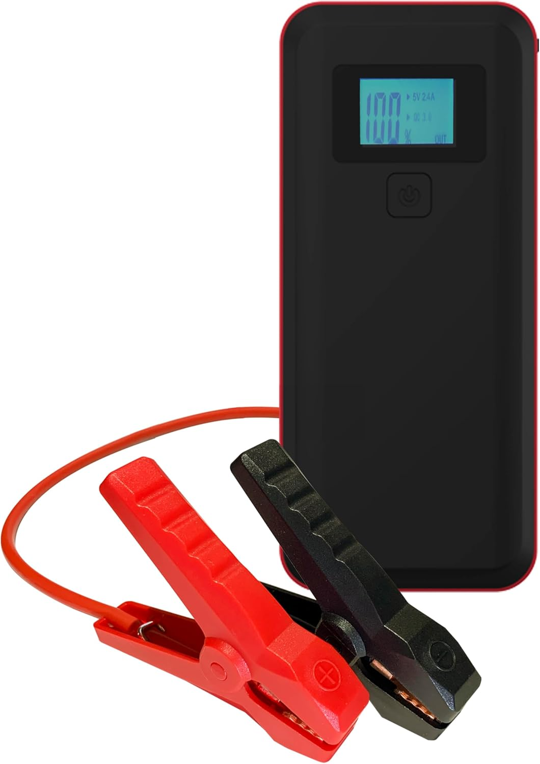 Schumacher SL1639 lithium portable jump starter with cold-weather pre-heating features