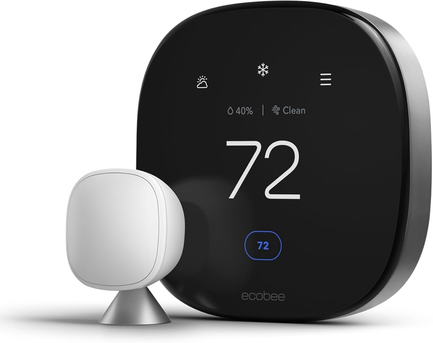 ecobee Smart Thermostat Premium with touchscreen smart home controls