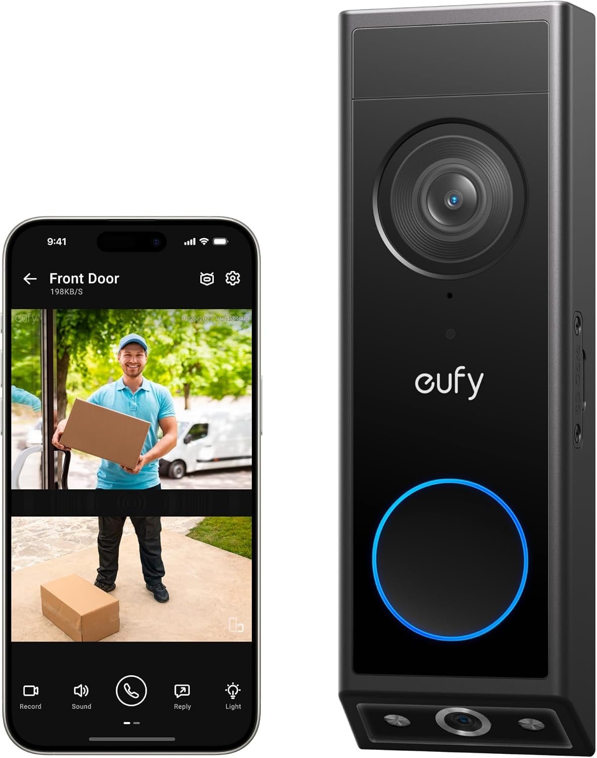 eufy Video Doorbell E340 dual-camera smart video doorbell