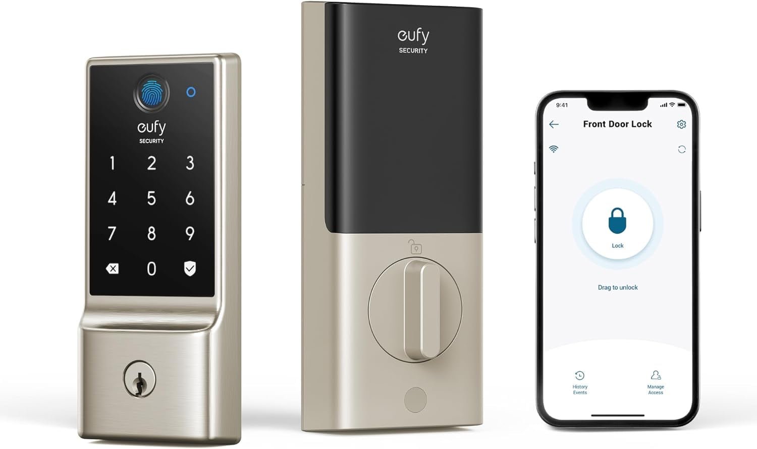 eufy Smart Lock C220 fingerprint keypad deadbolt