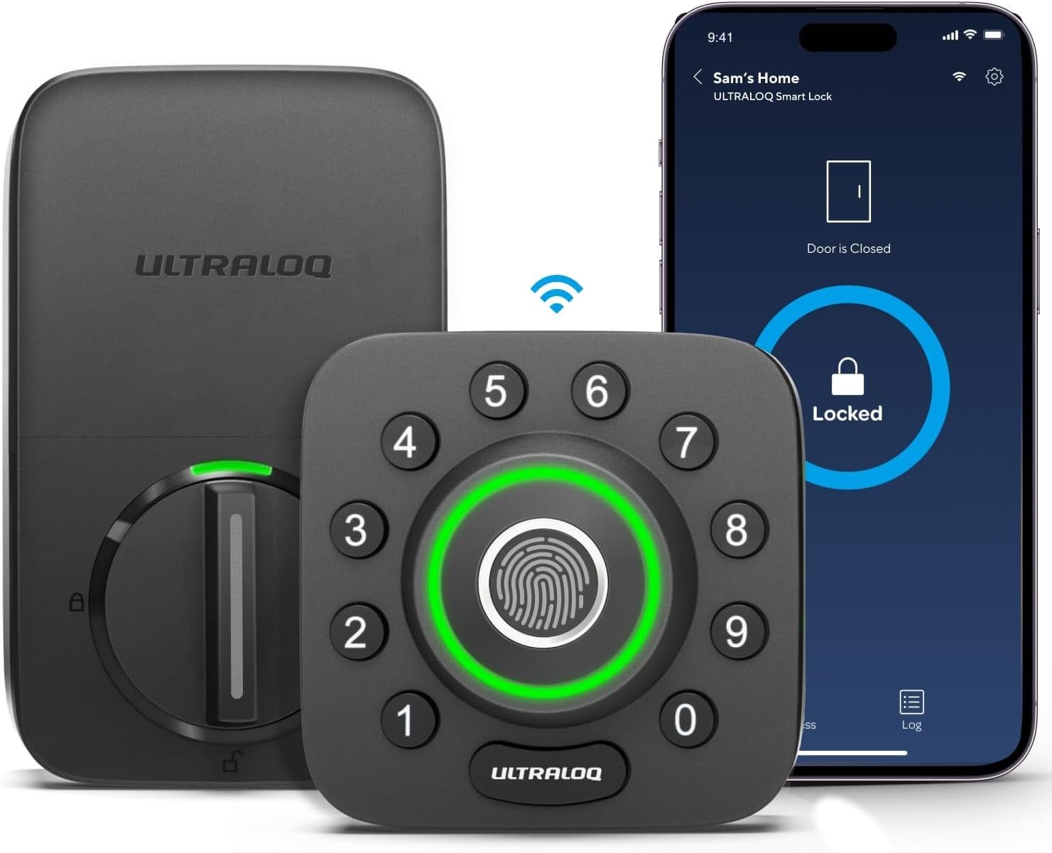 Ultraloq U-Bolt Pro smart lock with keypad and fingerprint reader