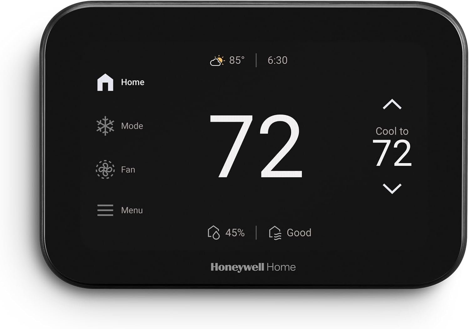 Honeywell Home X8S smart thermostat with customizable touchscreen display