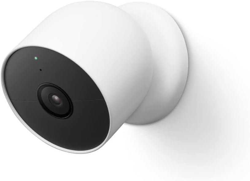 Google Nest Cam battery outdoor security camera for Google Home monitoring
