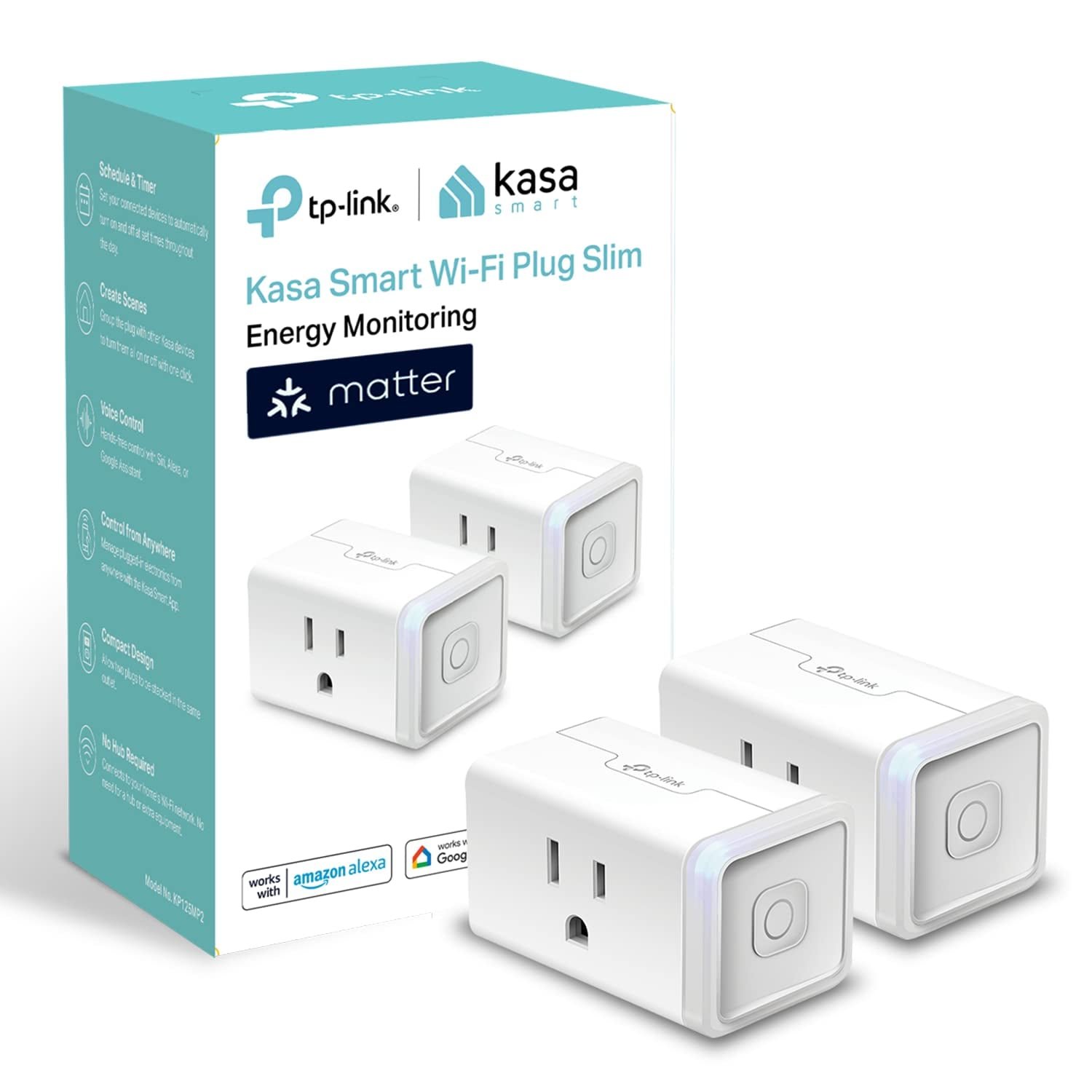 Kasa KP125M Matter smart plug with energy monitoring