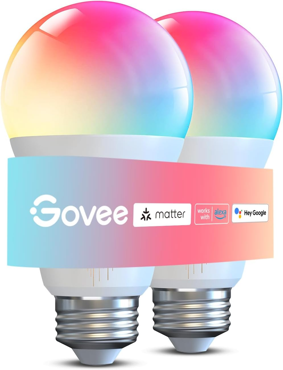 Govee A19 RGBWW H600A smart color bulb with bright tunable white lighting