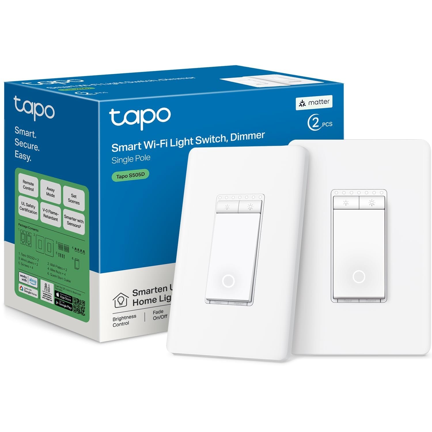 TP-Link Tapo S505D Matter smart dimmer switch