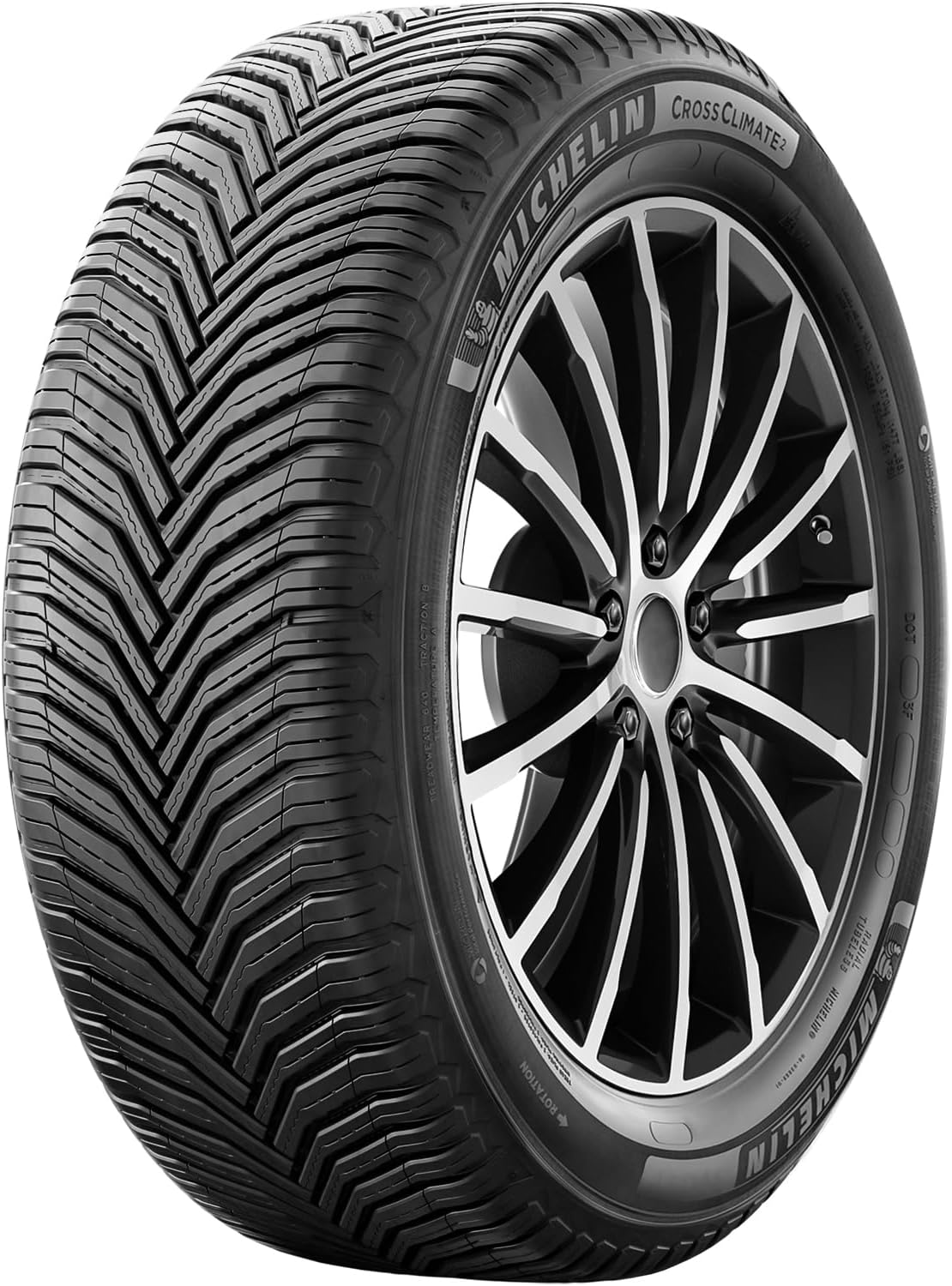 Michelin CrossClimate2 all-weather tire shown on a white background