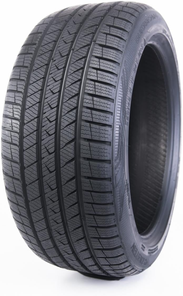 Vredestein Quatrac Pro Plus all-weather tire shown on a white background