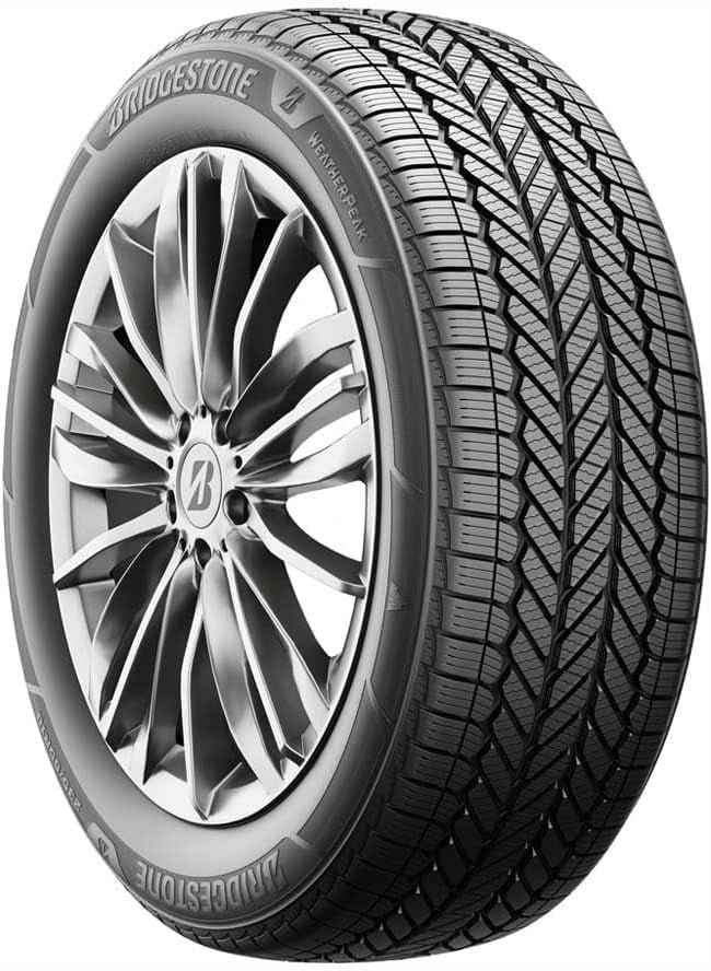 Bridgestone WeatherPeak is a severe-snow-rated tire designed for year-round use. Bridgestone WeatherPeak all-weather tire for wet roads and year-round driving