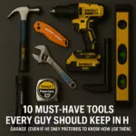 10 Must have tools every guy should keep in his garage