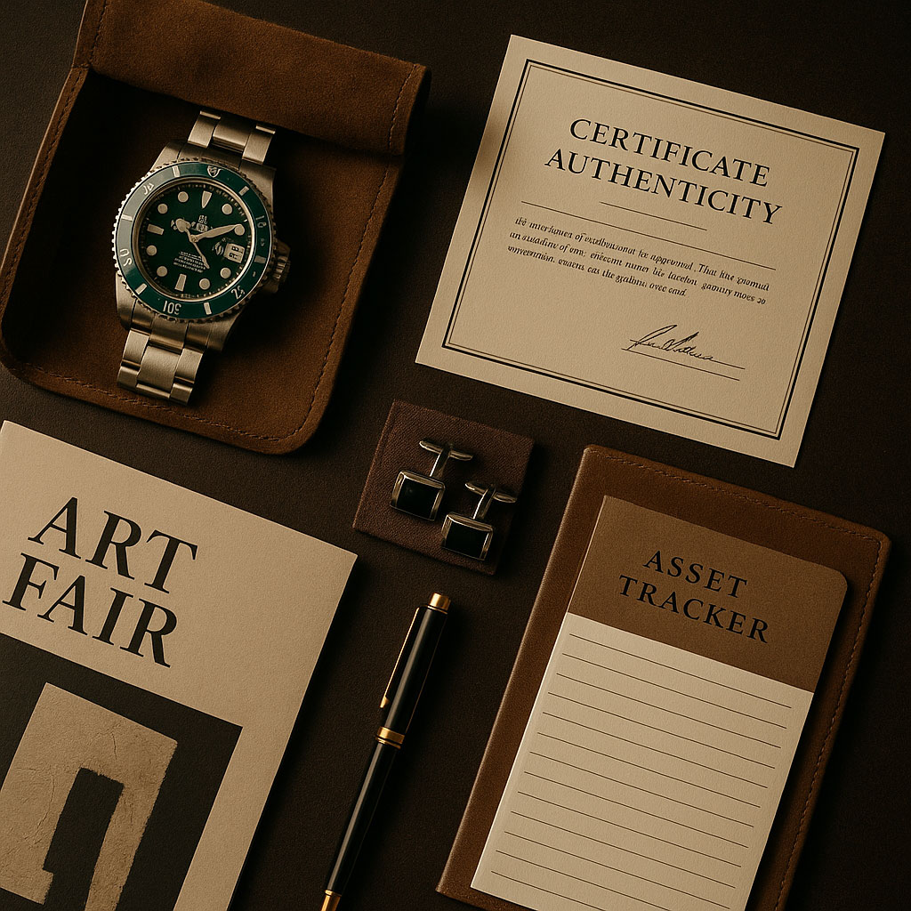 Watch with certificate